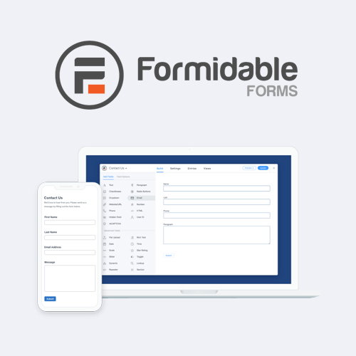 Formidable Forms Pro โ WordPress Form Builder Plugin